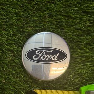 Genuine Ford Chrome Wheel Center Cap 2.5” OEM – Scratches